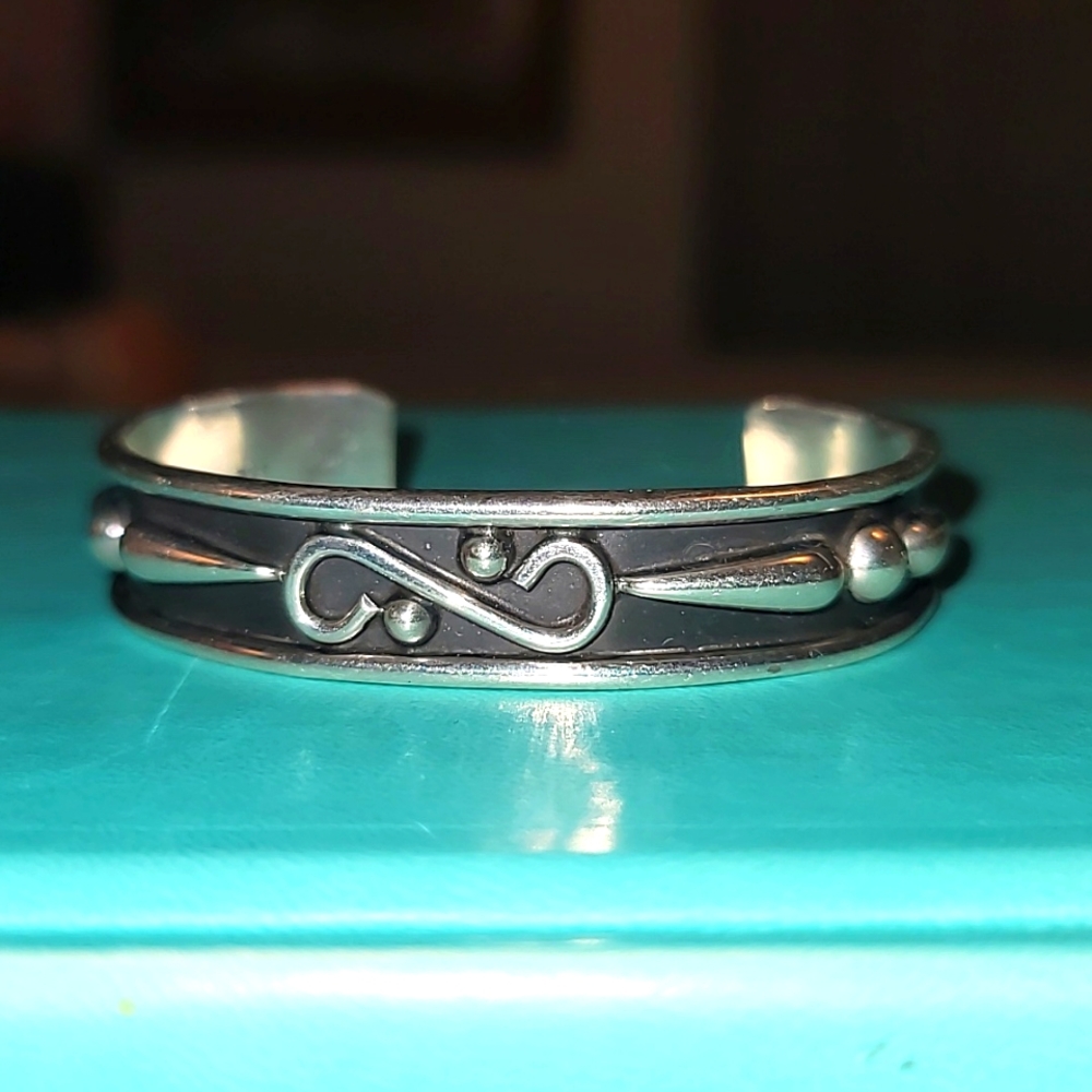 Traditional Mexican Sterling Silver Bracelet